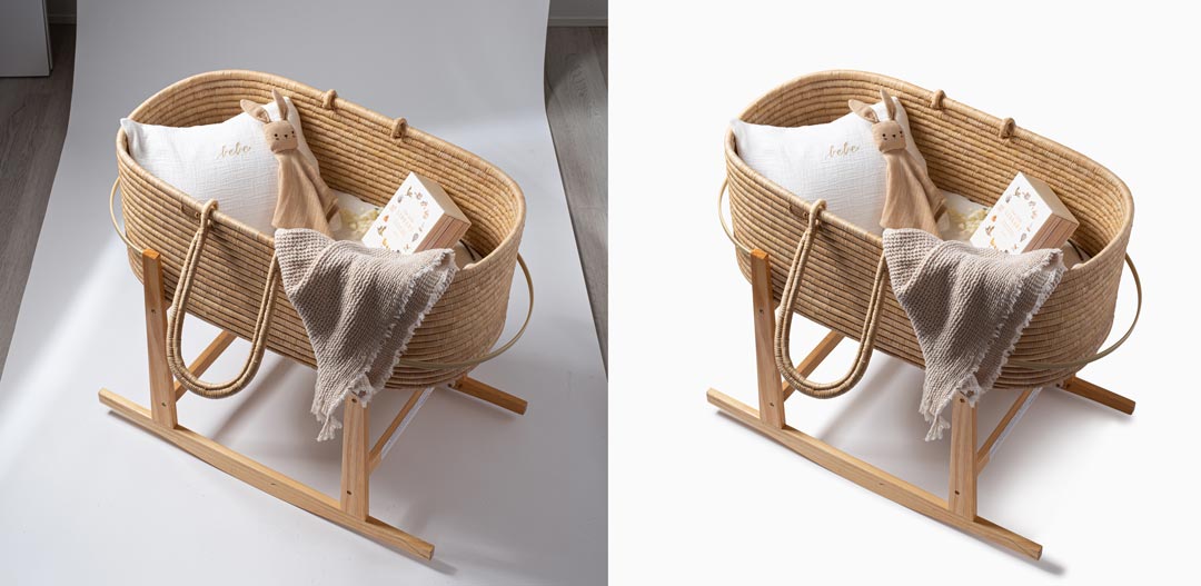 Clothing photo retouching