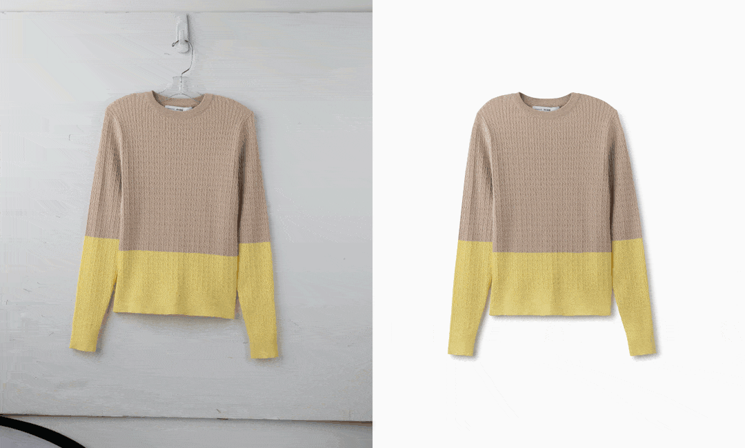 Apparel photo editing