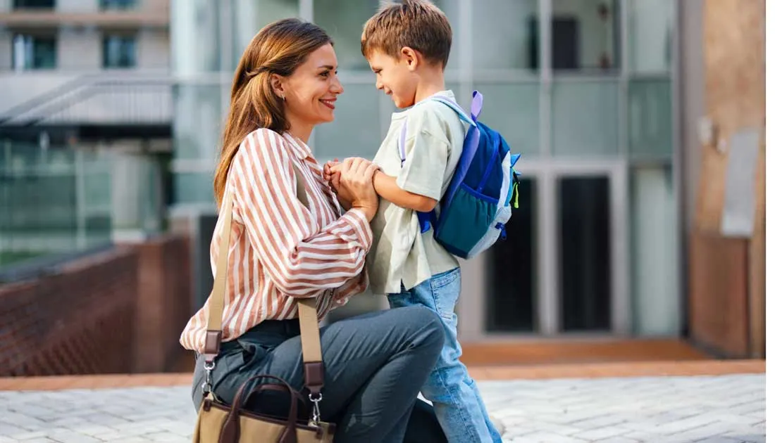 mom son photoshoot