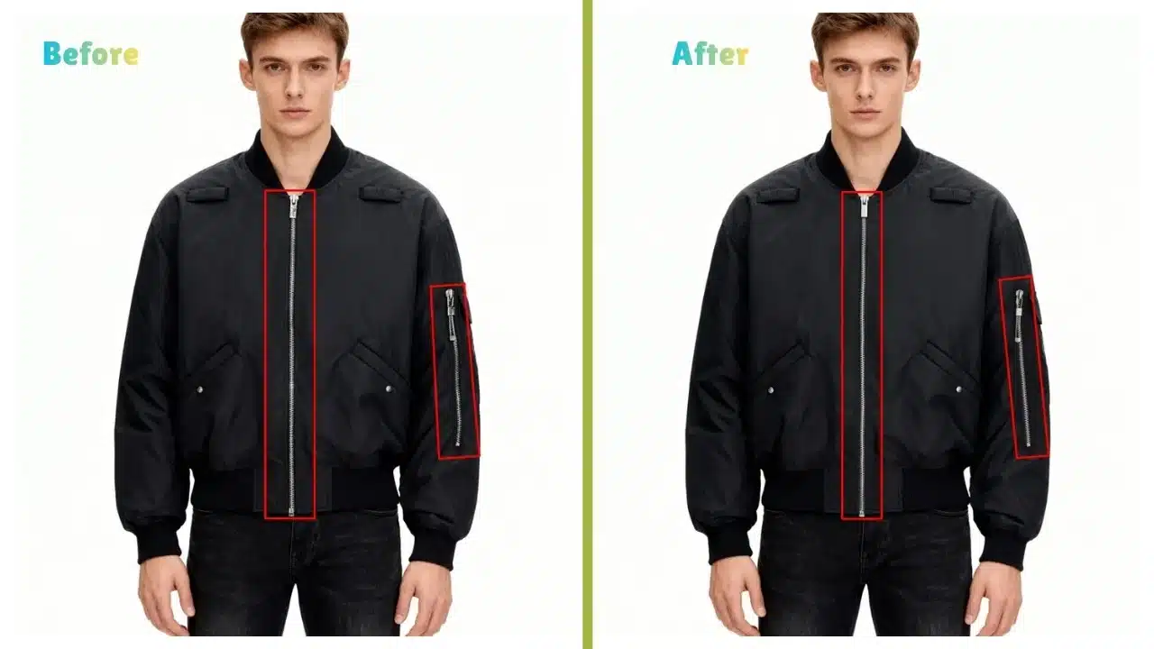 Model photo retouching